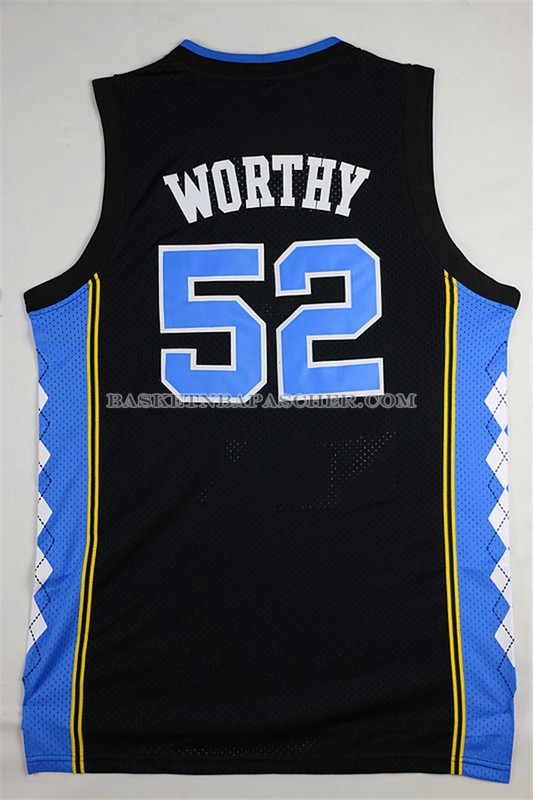 Maillot NCAA Universidad de Carolina del Norte Worthy Noir